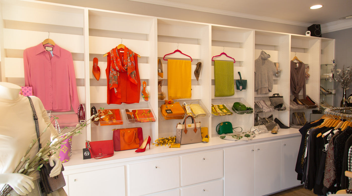 Designer Clothing at Replica Designer Handbag Store
 in Greenwich, CT.