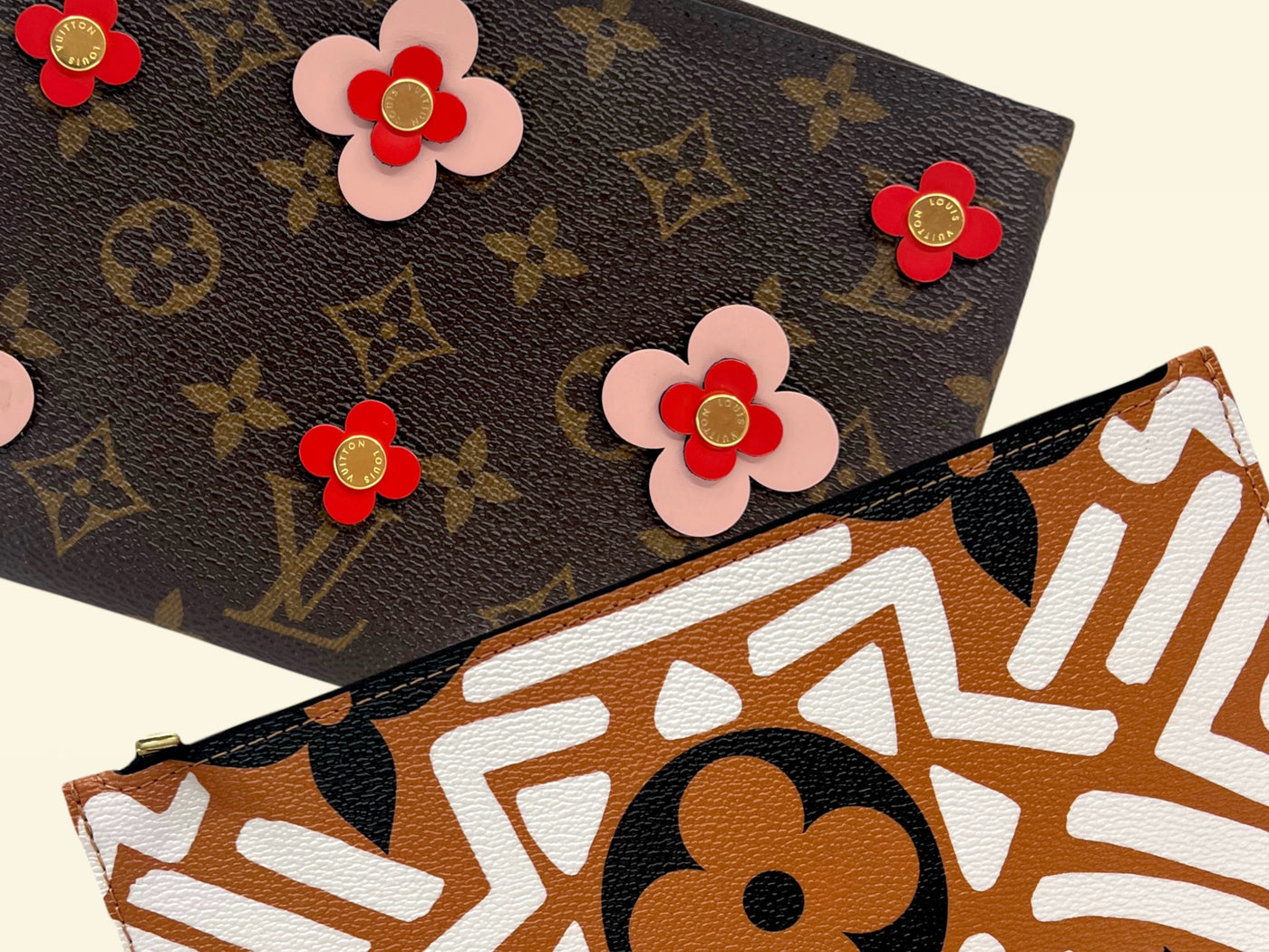 Limited Edition Louis Vuitton Canvas Pochettes.