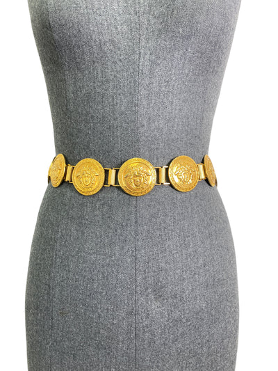 Versace Gold Coin Belt-Replica Designer Handbag Store
