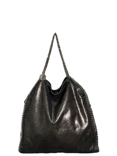 Stella Mccartney Chamois Shiny Dotted Falabella Tote-Replica Designer Handbag Store
