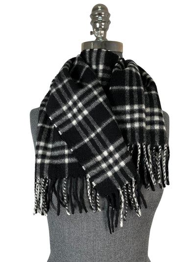 Burberry Classic Black Check Scarf-Replica Designer Handbag Store
