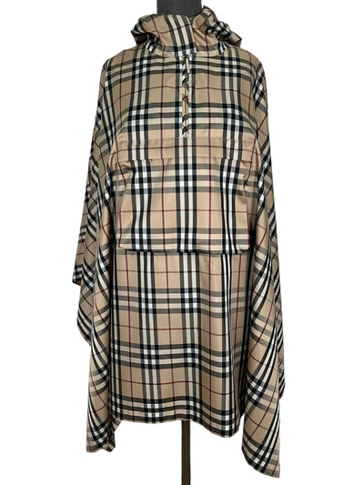 Burberry Check Hooded Poncho-Replica Designer Handbag Store
