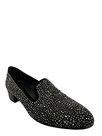 Stuart Weitzman Embellished Smoking Slippers 7.5-Replica Designer Handbag Store
