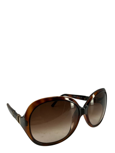 Fendi Brown And Leather Sunglasses-Replica Designer Handbag Store
