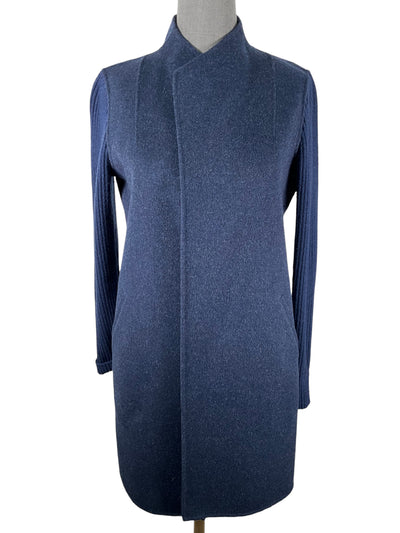 Kinross Cashmere Navy Wool Coat Size XS-Replica Designer Handbag Store
