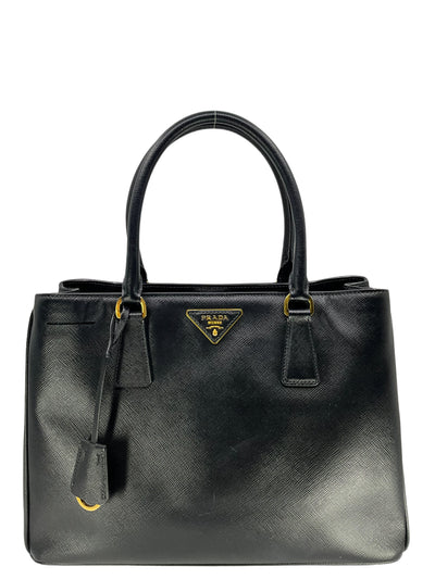 Prada Black Saffiano Leather Tote Bag-Replica Designer Handbag Store
