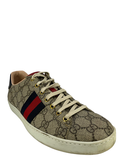 Gucci Women
s Ace GG Supreme Canvas Low Top Sneakers Size 8.5-Replica Designer Handbag Store
