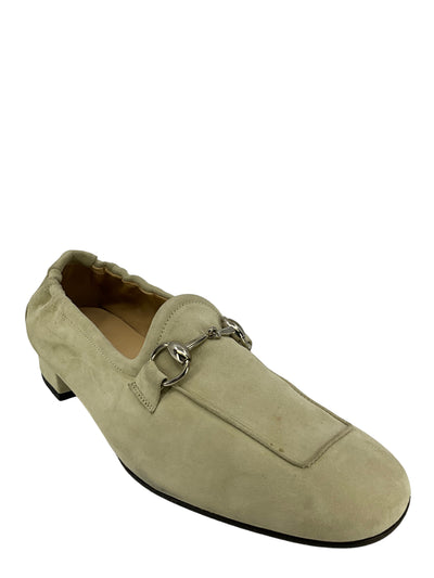 Gucci Beige Suede Loafers Size 8.5-Replica Designer Handbag Store
