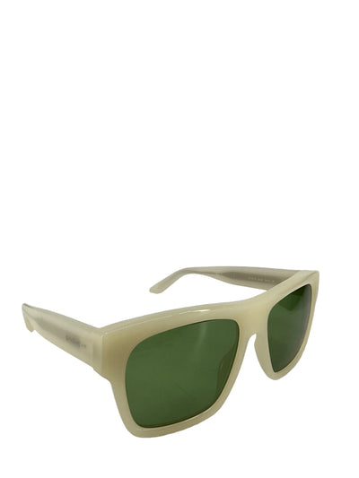 Givenchy Square White Sunglasses With Green Lenses-Replica Designer Handbag Store
