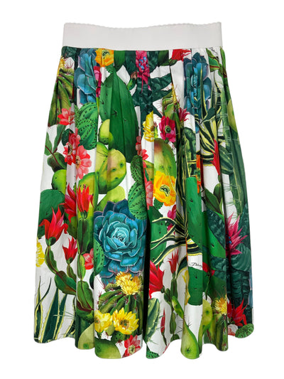 Dolce 
Gabbana Pleated Floral Midi Skirt Size S-Replica Designer Handbag Store
