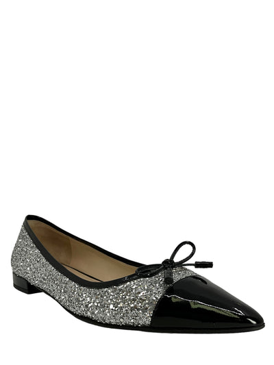 Prada Glitter Ballet Flats Size 9-Replica Designer Handbag Store
