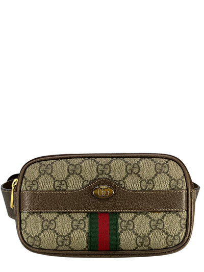 GUCCI GG Supreme Canvas Mini Ophidia Belt Bag Size 85 - 34-Replica Designer Handbag Store
