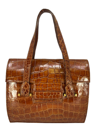 HERMES Vintage 
24 Faubourg
 Alligator Bag-Replica Designer Handbag Store
