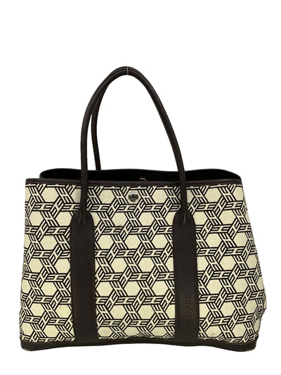 HERMES Mosaic Canvas Garden Party Tote Bag-Replica Designer Handbag Store
