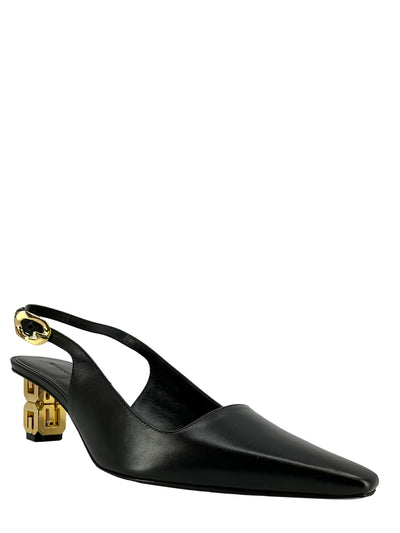 Givenchy G Cube Slingback Pumps Size 6-Replica Designer Handbag Store
