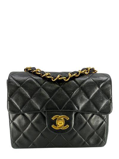 CHANEL Vintage Lambskin Quilted Mini Square Flap Bag-Replica Designer Handbag Store
