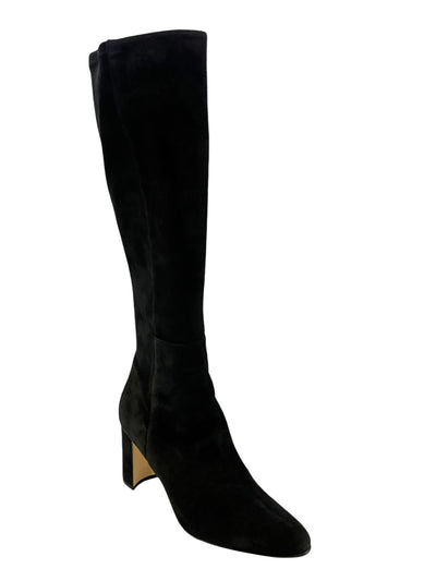 Manolo Blahnik Suede Knee High Boots Size 8-Replica Designer Handbag Store
