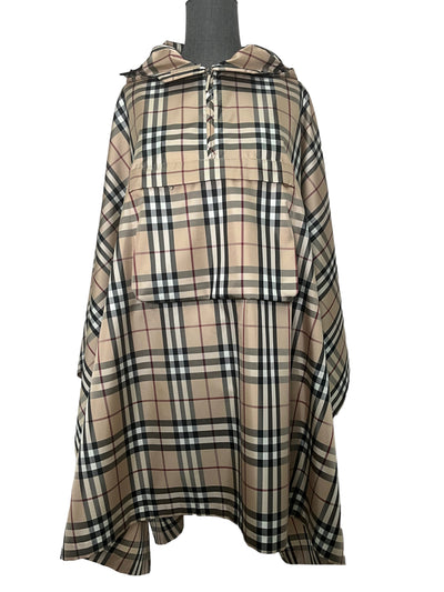 Burberry Nova Check Hooded Poncho-Replica Designer Handbag Store
