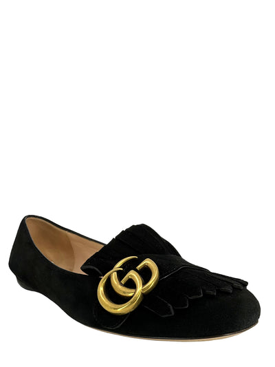 Gucci Marmont GG Suede Flats Size 7.5-Replica Designer Handbag Store
