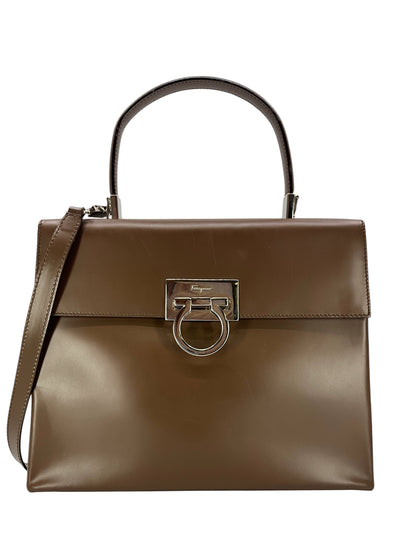 Salvatore Ferragamo Lady Gancini Kelly Bag-Replica Designer Handbag Store
