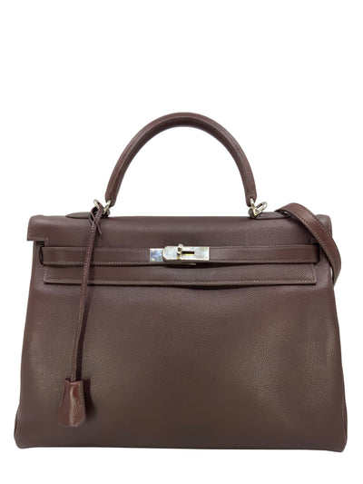 HERMES Clemence Kelly Retourne 35 Bag-Replica Designer Handbag Store
