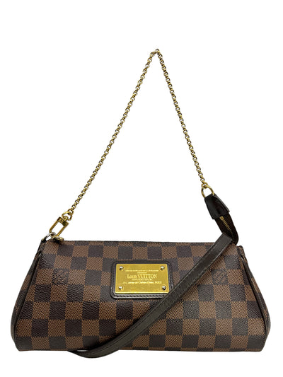 Louis Vuitton Damier Ebene Eva Poochette Bag-Replica Designer Handbag Store
