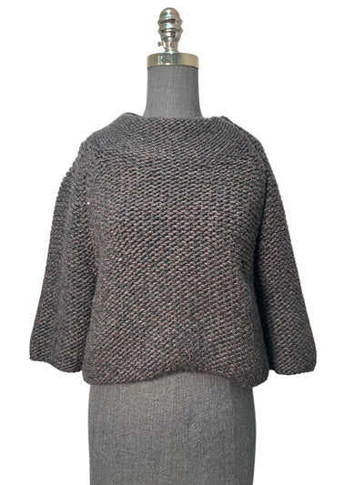 Brunello Cucinelli Chunky Cashmere Half Zip Sweater Size M-Replica Designer Handbag Store
