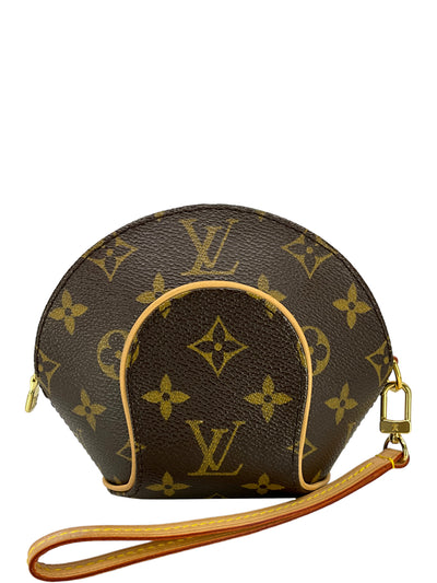 LOUIS VUITTON Monogram Canvas Mini Ellipse Wristlet Clutch Bag-Replica Designer Handbag Store
