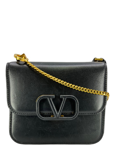 VALENTINO Calfskin Leather VSLING Small Shoulder Bag-Replica Designer Handbag Store
