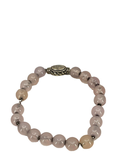 DAVID YURMAN Sterling Silver Rose Quartz Spiritual Beads Bracelet-Replica Designer Handbag Store
