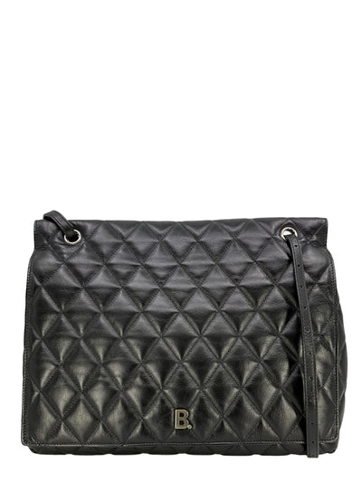 BALENCIAGA Nappa Calfskin Quilted Large Touch B Shoulder Bag-Replica Designer Handbag Store
