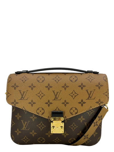 Louis Vuitton Reverse Monogram Pochette Metis NEW-Replica Designer Handbag Store
