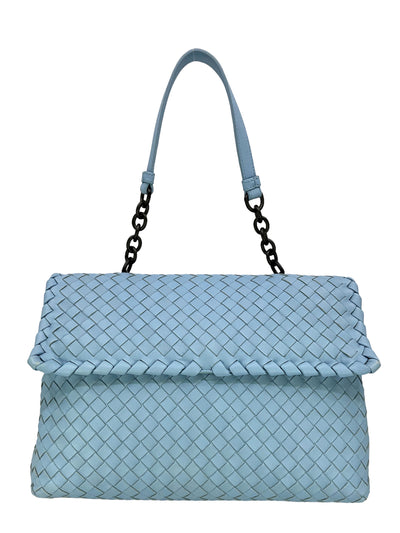 Bottega Veneta Olimpia Medium Intrecciato Nappa Shoulder Bag-Replica Designer Handbag Store
