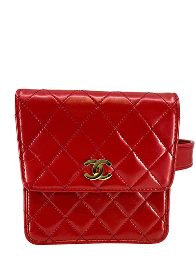 CHANEL Vintage Quilted Leather Bum Belt Bag-Replica Designer Handbag Store
