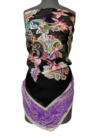 ETRO Silk Chiffon Shawl Scarf-Replica Designer Handbag Store
