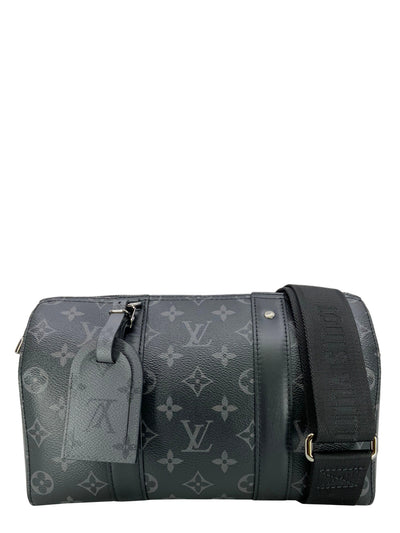 LOUIS VUITTON City Keepall Bag Monogram Eclipse Canvas-Replica Designer Handbag Store
