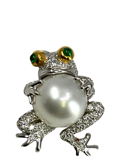 TIFFANY 
CO. Platinum Diamond Frog Pendant-Replica Designer Handbag Store
