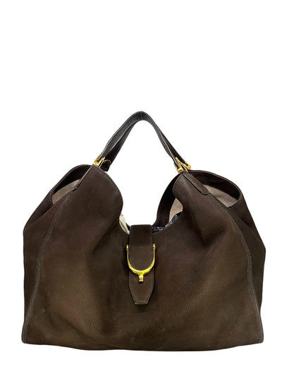 GUCCI Suede Soft Stirrup Large Hobo Bag-Replica Designer Handbag Store
