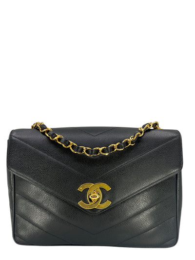 CHANEL Caviar Leather Jumbo Flap Bag-Replica Designer Handbag Store
