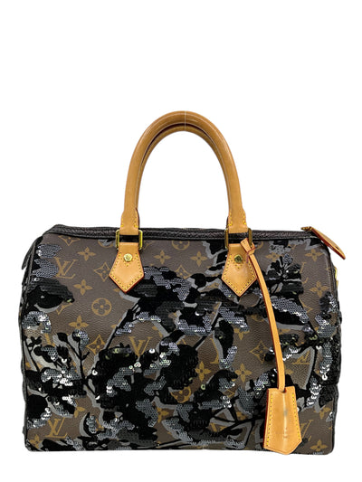 Louis Vuitton Monogram Fleur De Jais Sequins Speedy 30 Bag-Replica Designer Handbag Store
