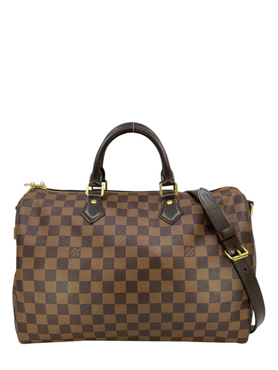 Louis Vuitton Damier Ebene Speedy Bandouliere 35 Bag-Replica Designer Handbag Store
