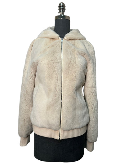 LORO PIANA Baby Cashmere Mink Fur Reversible Bomber Jacket Size M NWT-Replica Designer Handbag Store
