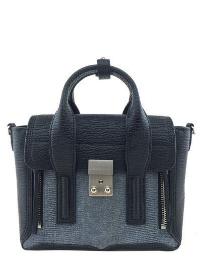 3.1 Phillip Lim Pashli Mini Leather Denim Satchel Bag-Replica Designer Handbag Store
