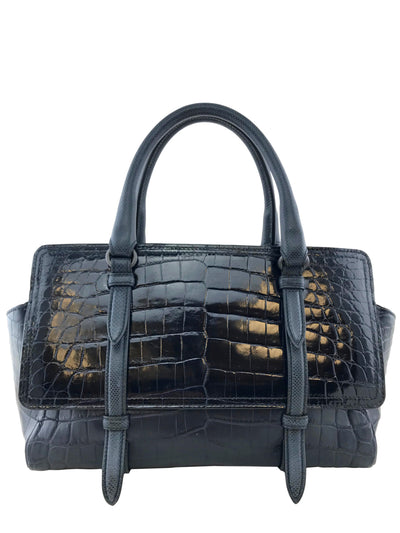 Bottega Veneta Crocodile Monaco Medium Bag-Replica Designer Handbag Store
