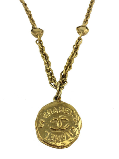 Chanel CC Medallion Pendant Necklace-Replica Designer Handbag Store
