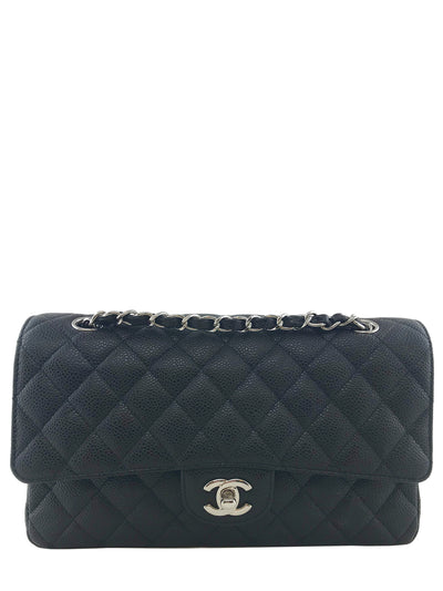 Chanel Quilted Caviar Classic Medium Double Flap Bag-Replica Designer Handbag Store
