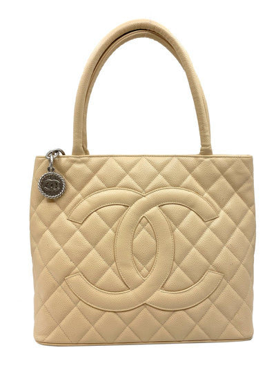 Chanel Quilted Caviar Medallion Tote Bag-Replica Designer Handbag Store
