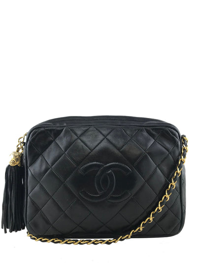 Chanel Quilted Lambskin Tassel Camera Case Bag-Replica Designer Handbag Store
