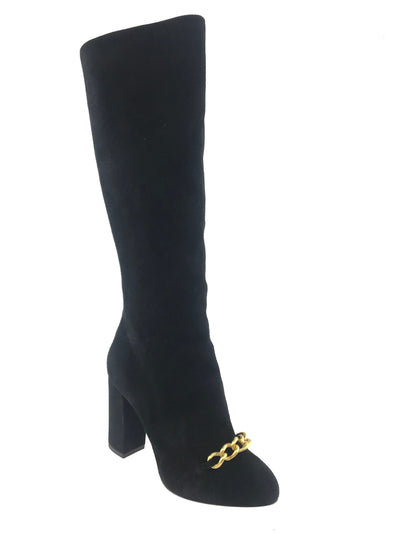 Charlotte Olympia Barbara Suede Knee High Boot Size 7.5-Replica Designer Handbag Store
