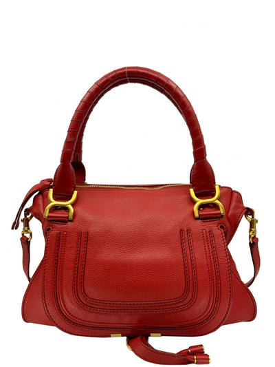 Chloe Calfskin Medium Marcie Satchel Bag-Replica Designer Handbag Store
